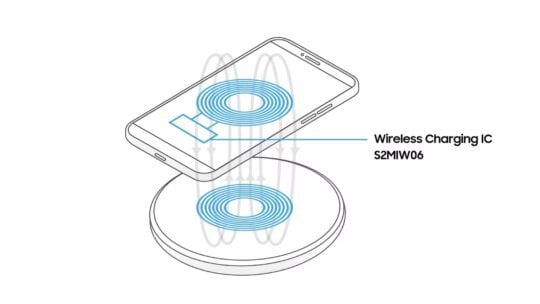 El chip de carga inalámbrica rápida Samsung S2MIW06 PMIC funciona