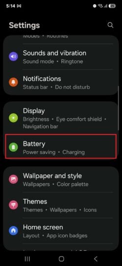 One UI 7 auto screen dim low battery feature