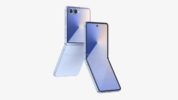 Render showing potentially new cover display of the Galaxy Z Flip 7